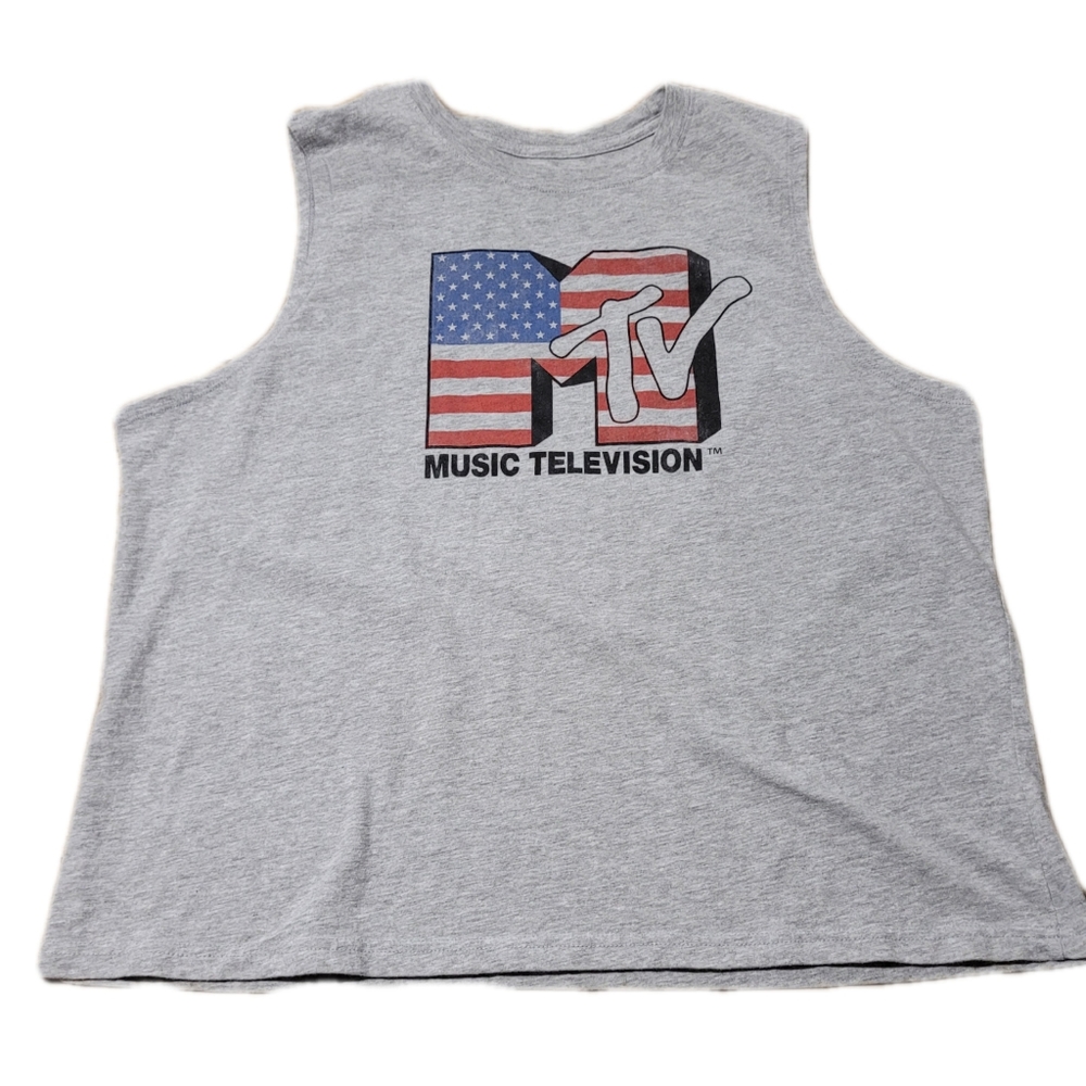 MTV Women's Tank Top Size 2XL Grey